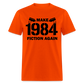 Make 1984 Fiction Again Classic T-Shirt - orange