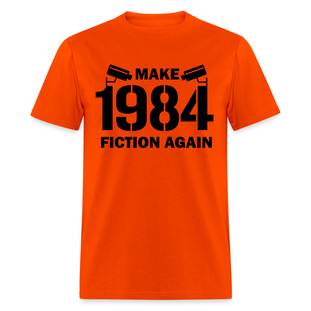 Make 1984 Fiction Again Classic T-Shirt - orange