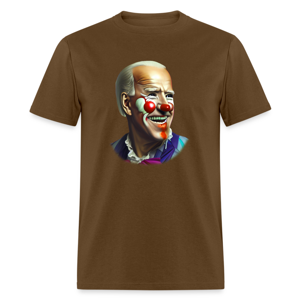 Joe Biden as a Clown Classic T-Shirt - brown