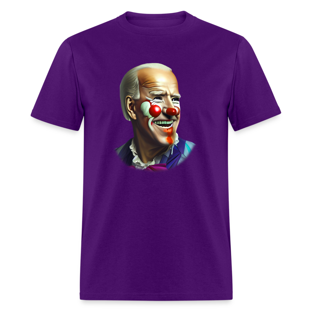 Joe Biden as a Clown Classic T-Shirt - purple