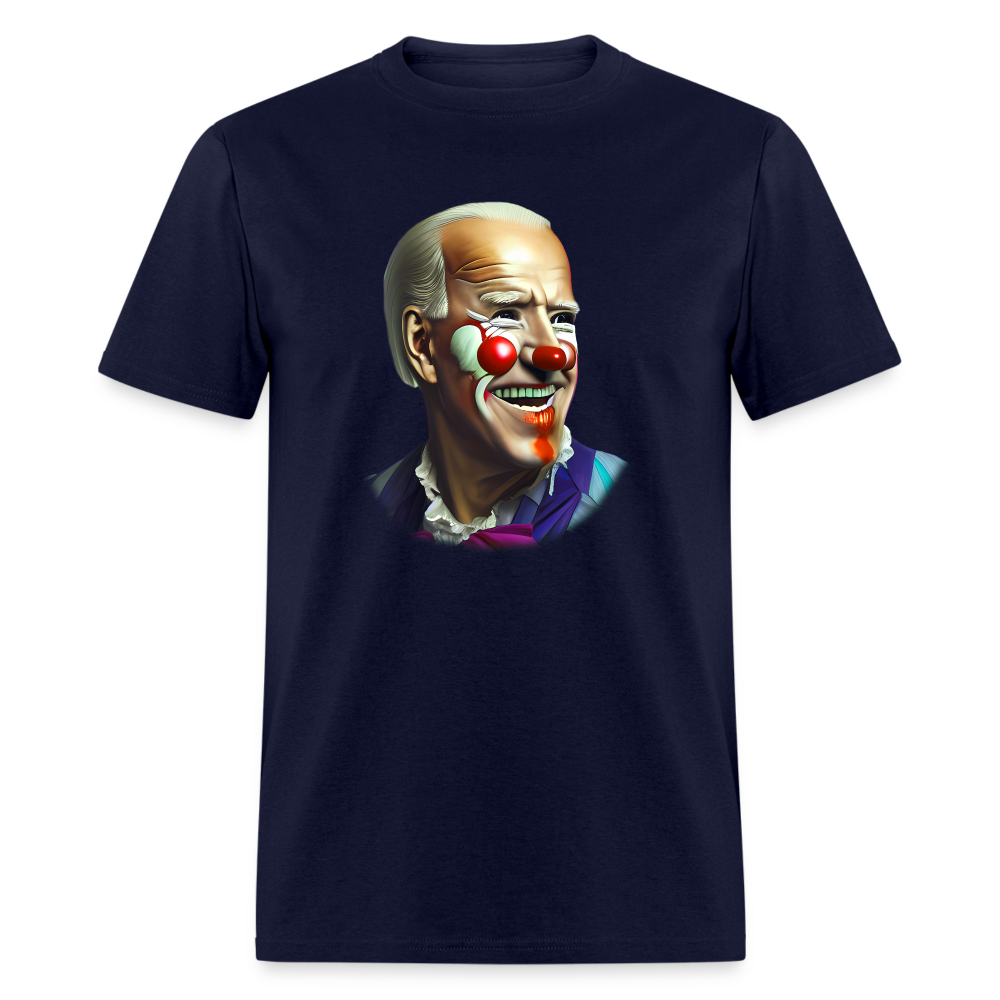 Joe Biden as a Clown Classic T-Shirt - navy