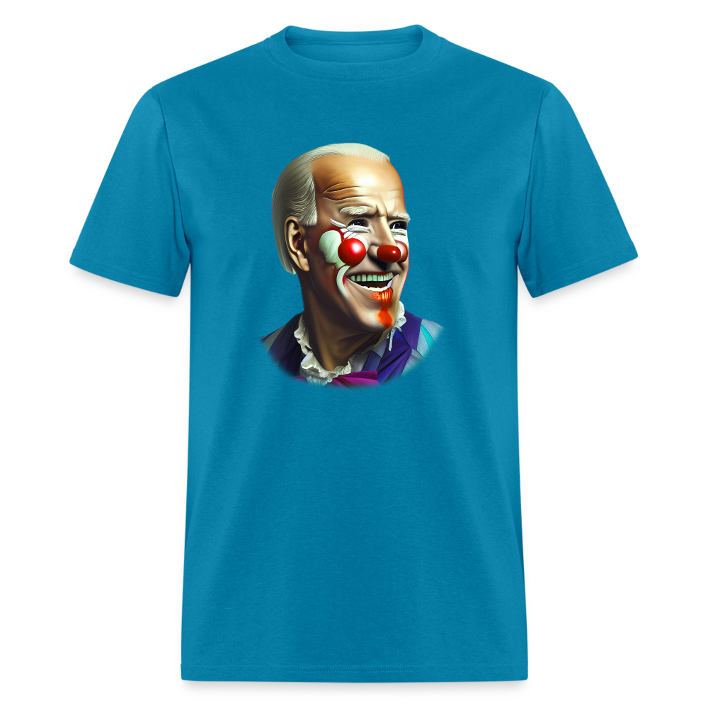 Joe Biden as a Clown Classic T-Shirt - turquoise