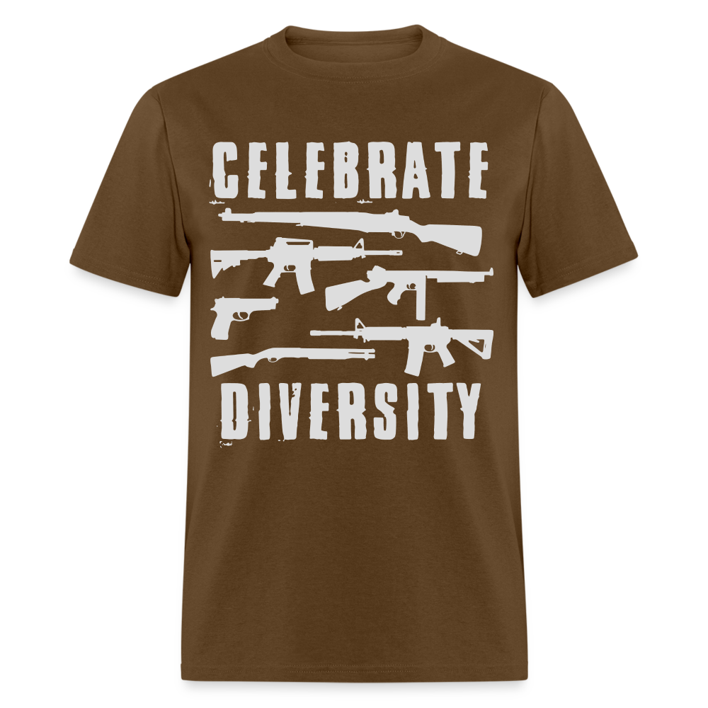 Celebrate Diversity Classic T-Shirt - brown