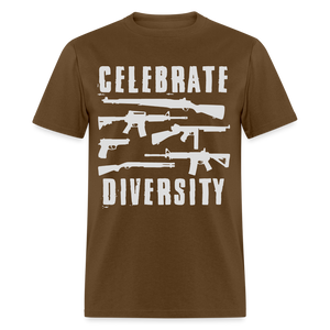 Celebrate Diversity Classic T-Shirt - brown