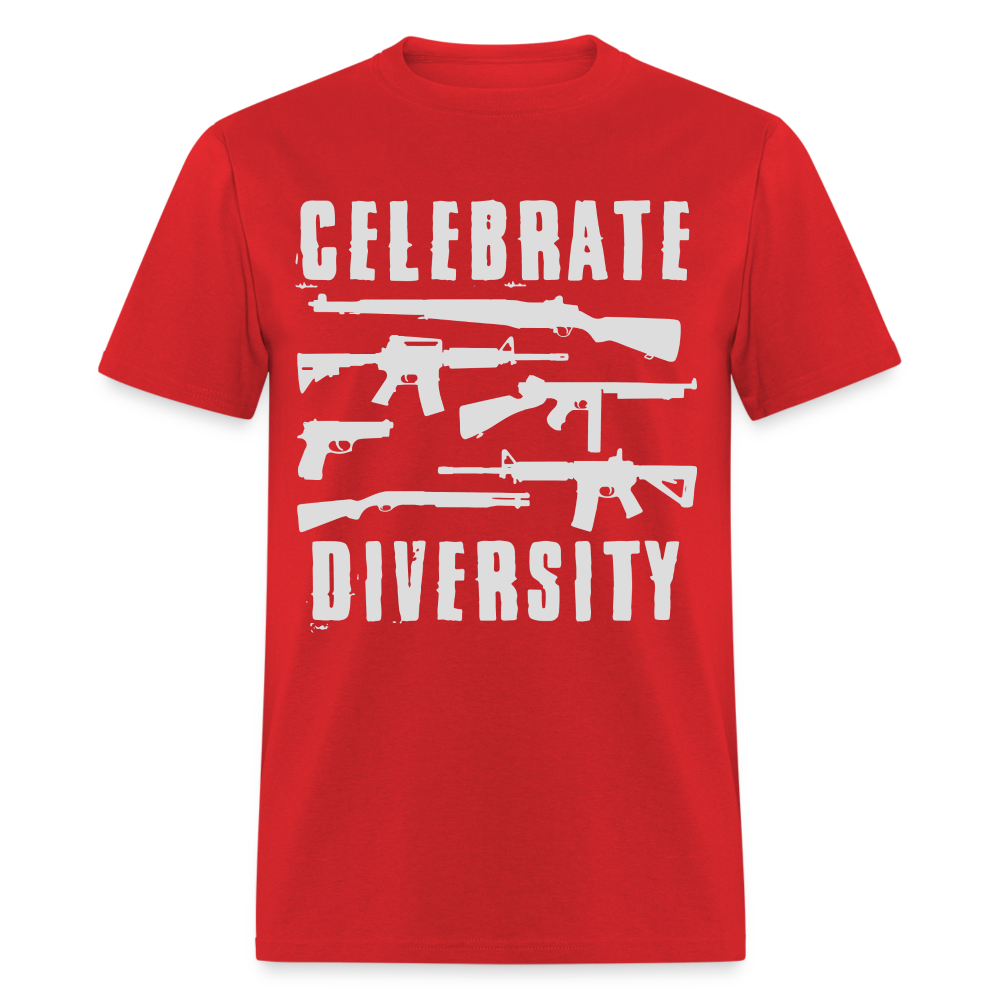 Celebrate Diversity Classic T-Shirt - red