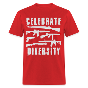 Celebrate Diversity Classic T-Shirt - red