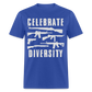 Celebrate Diversity Classic T-Shirt - royal blue