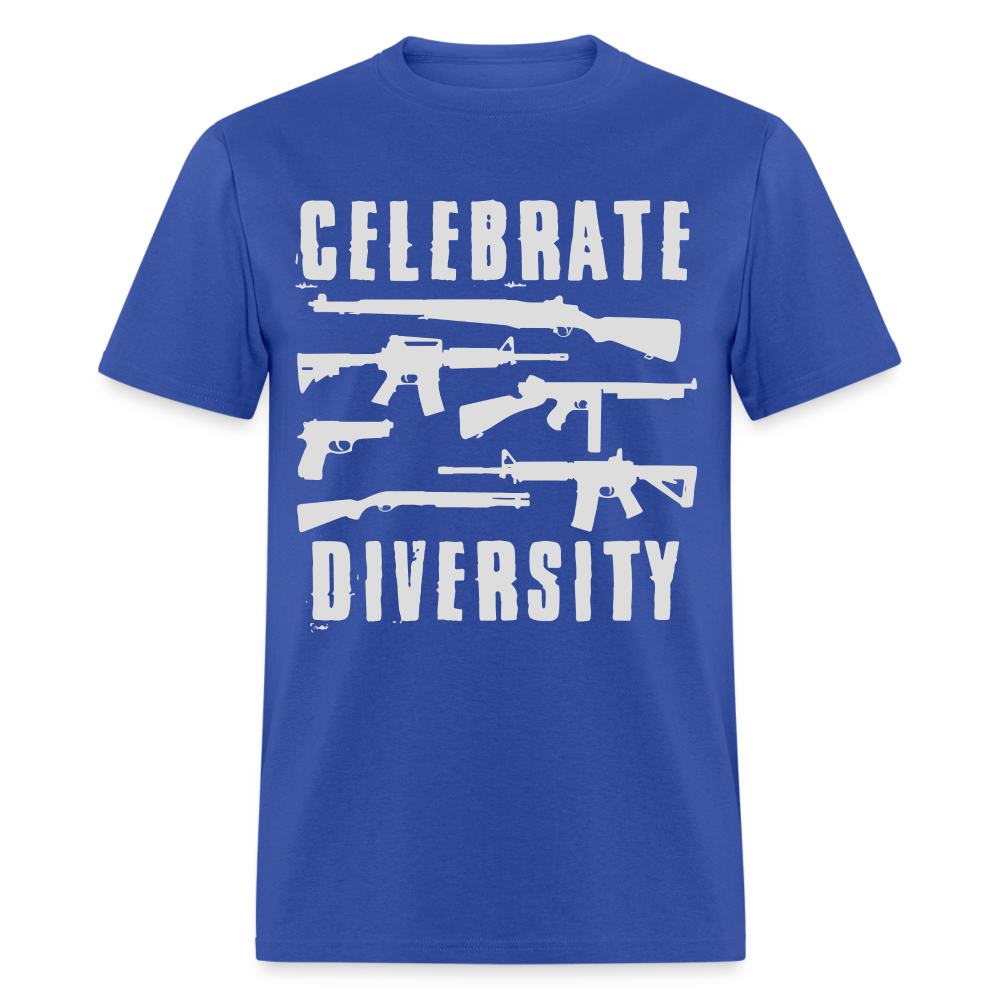 Celebrate Diversity Classic T-Shirt - royal blue