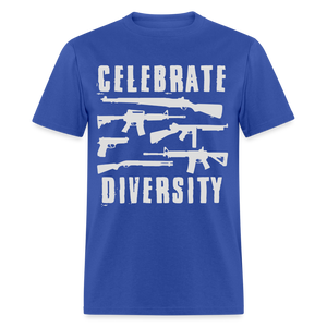 Celebrate Diversity Classic T-Shirt - royal blue