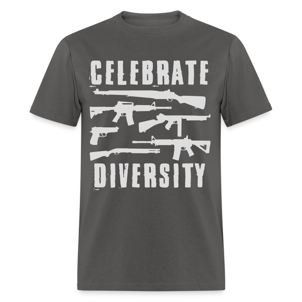 Celebrate Diversity Classic T-Shirt - charcoal