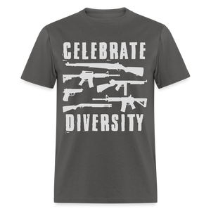 Celebrate Diversity Classic T-Shirt - charcoal