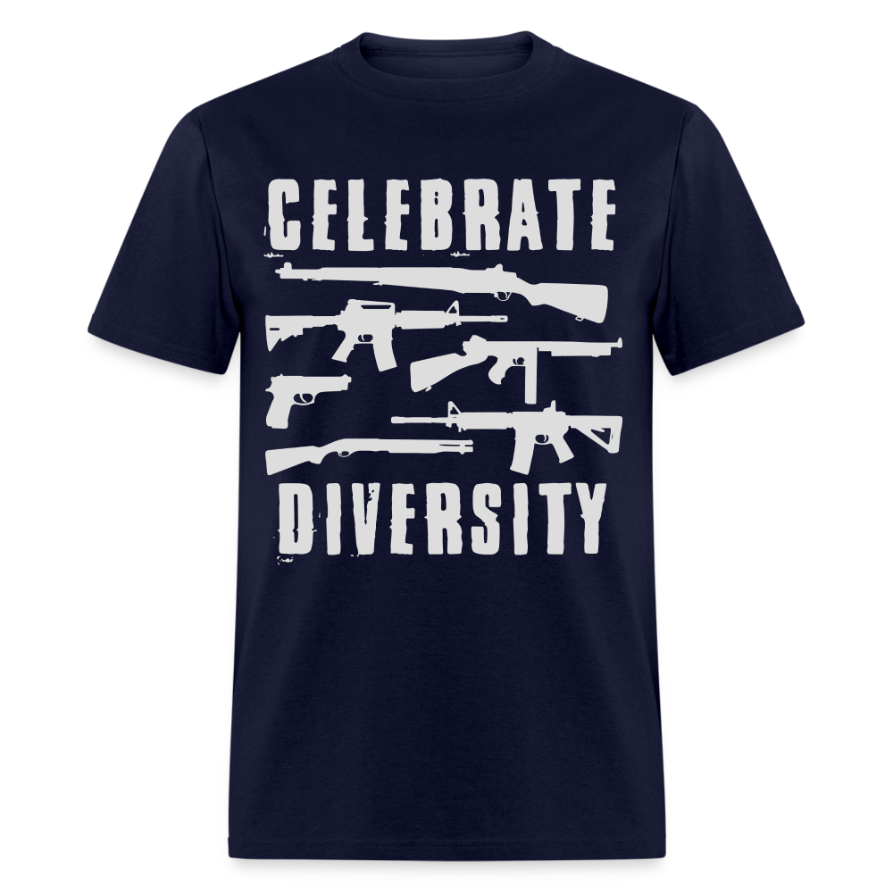 Celebrate Diversity Classic T-Shirt - navy