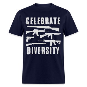 Celebrate Diversity Classic T-Shirt - navy