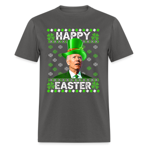 Joe Biden Funny Easter Confused St Patrick's Classic T-Shirt - charcoal