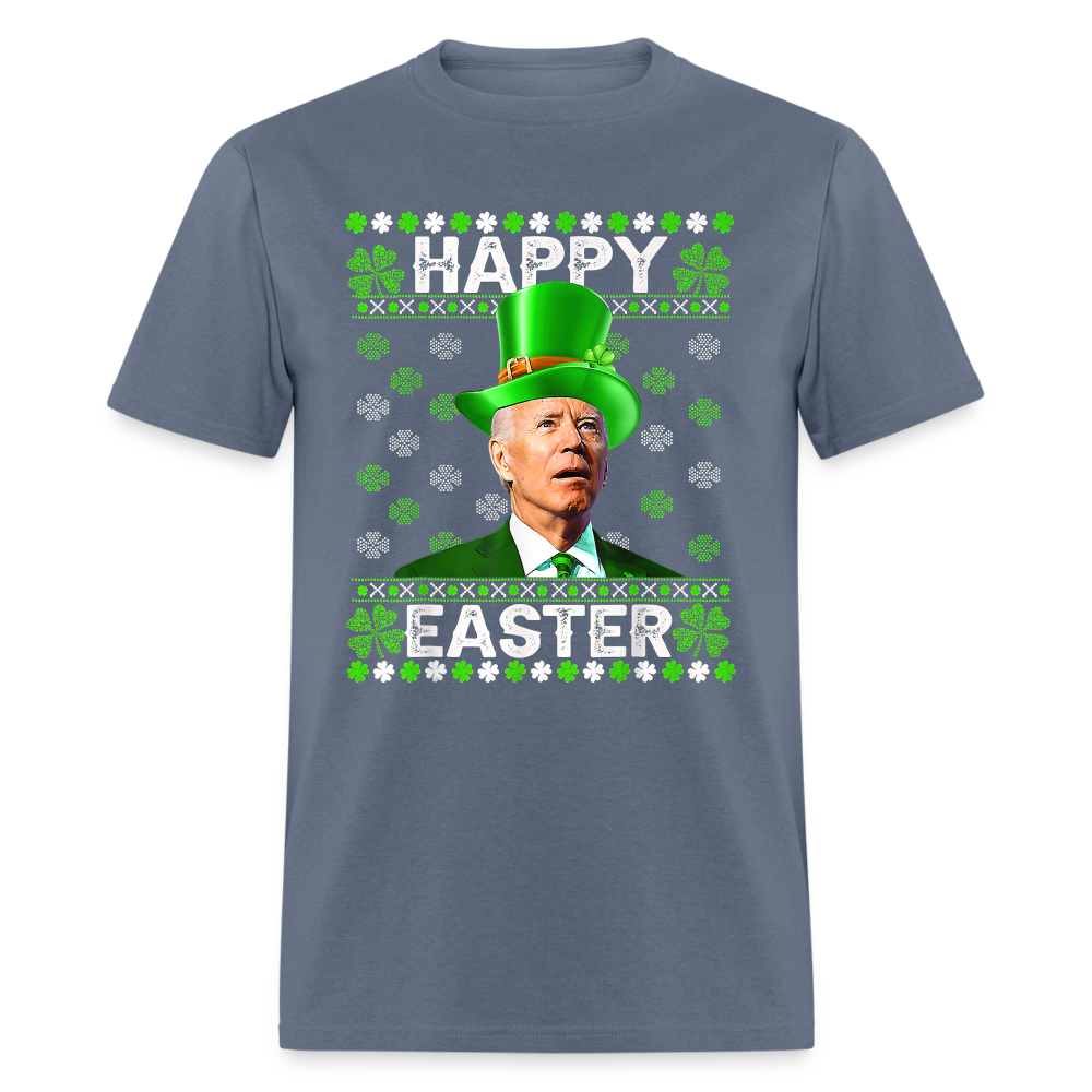 Joe Biden Funny Easter Confused St Patrick's Classic T-Shirt - denim