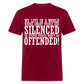 We live in a world where smart people are silenced Classic T-Shirt - burgundy