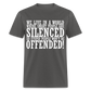 We live in a world where smart people are silenced Classic T-Shirt - charcoal