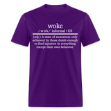 Woke Definition Classic T-Shirt - purple