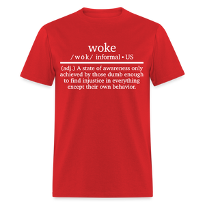 Woke Definition Classic T-Shirt - red