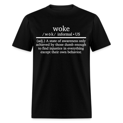 Woke Definition Classic T-Shirt - black