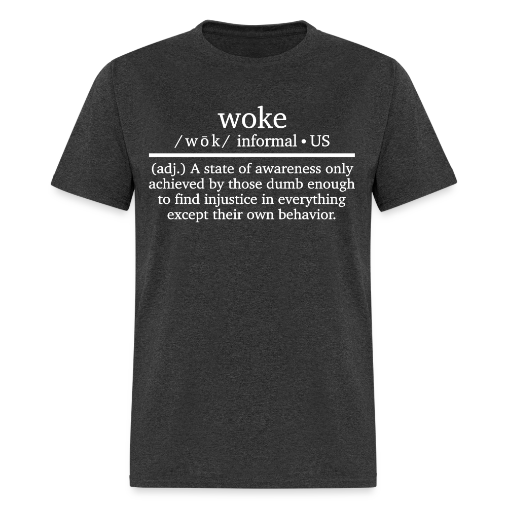 Woke Definition Classic T-Shirt - heather black