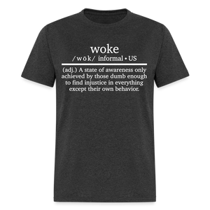 Woke Definition Classic T-Shirt - heather black