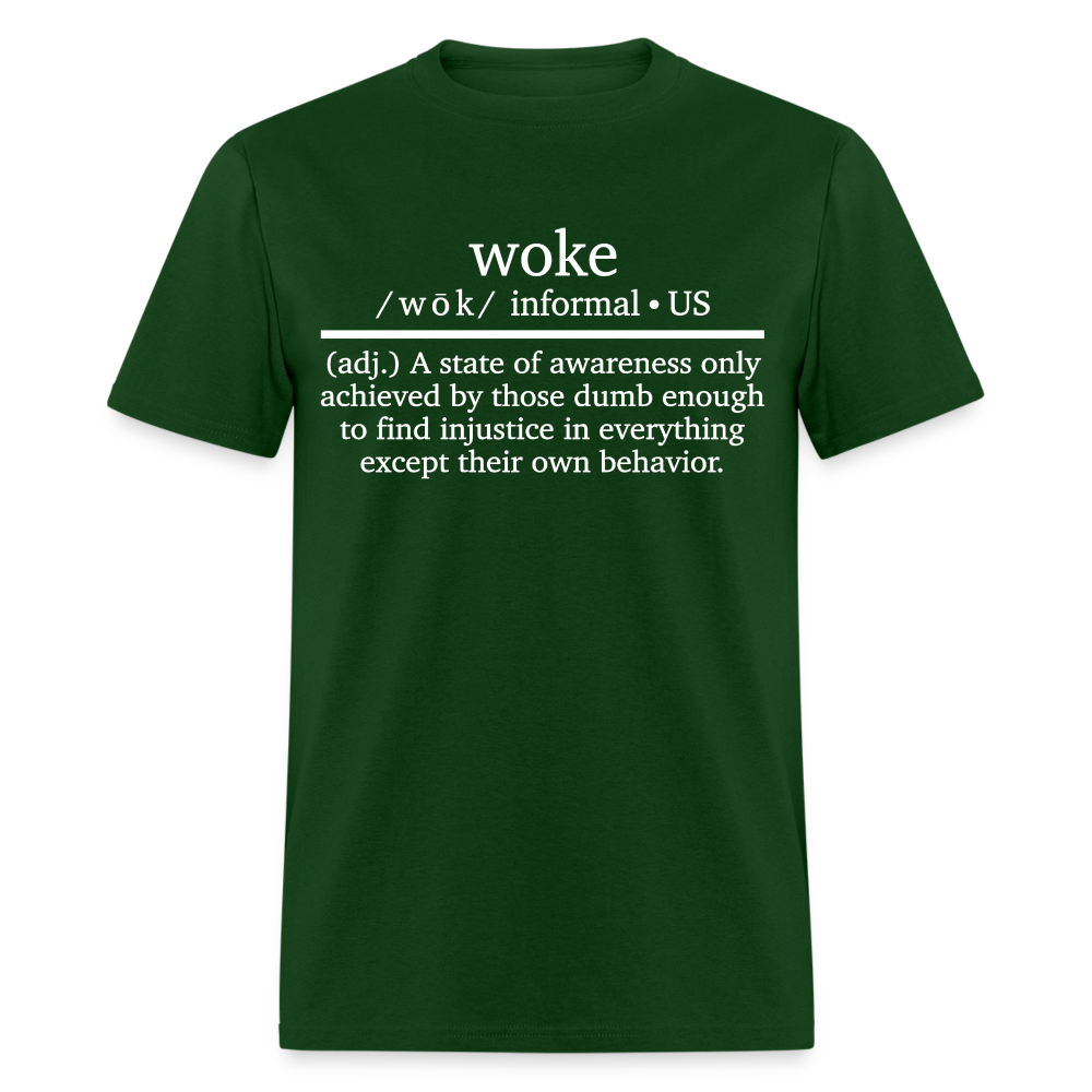 Woke Definition Classic T-Shirt - forest green