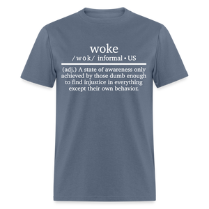 Woke Definition Classic T-Shirt - denim