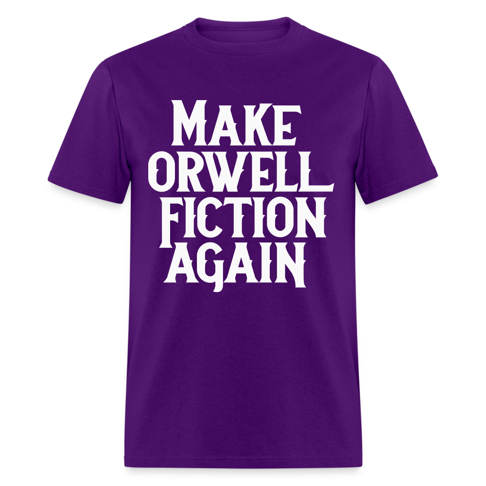 Make Orwell Fiction Again Classic T-Shirt - purple