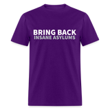 Bring Back Insane Asylums Classic T-Shirt - purple