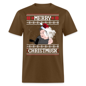 Elon Musk Merry Christmusk Classic T-Shirt - brown