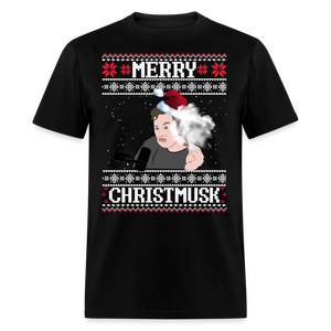 Elon Musk Merry Christmusk Classic T-Shirt - black