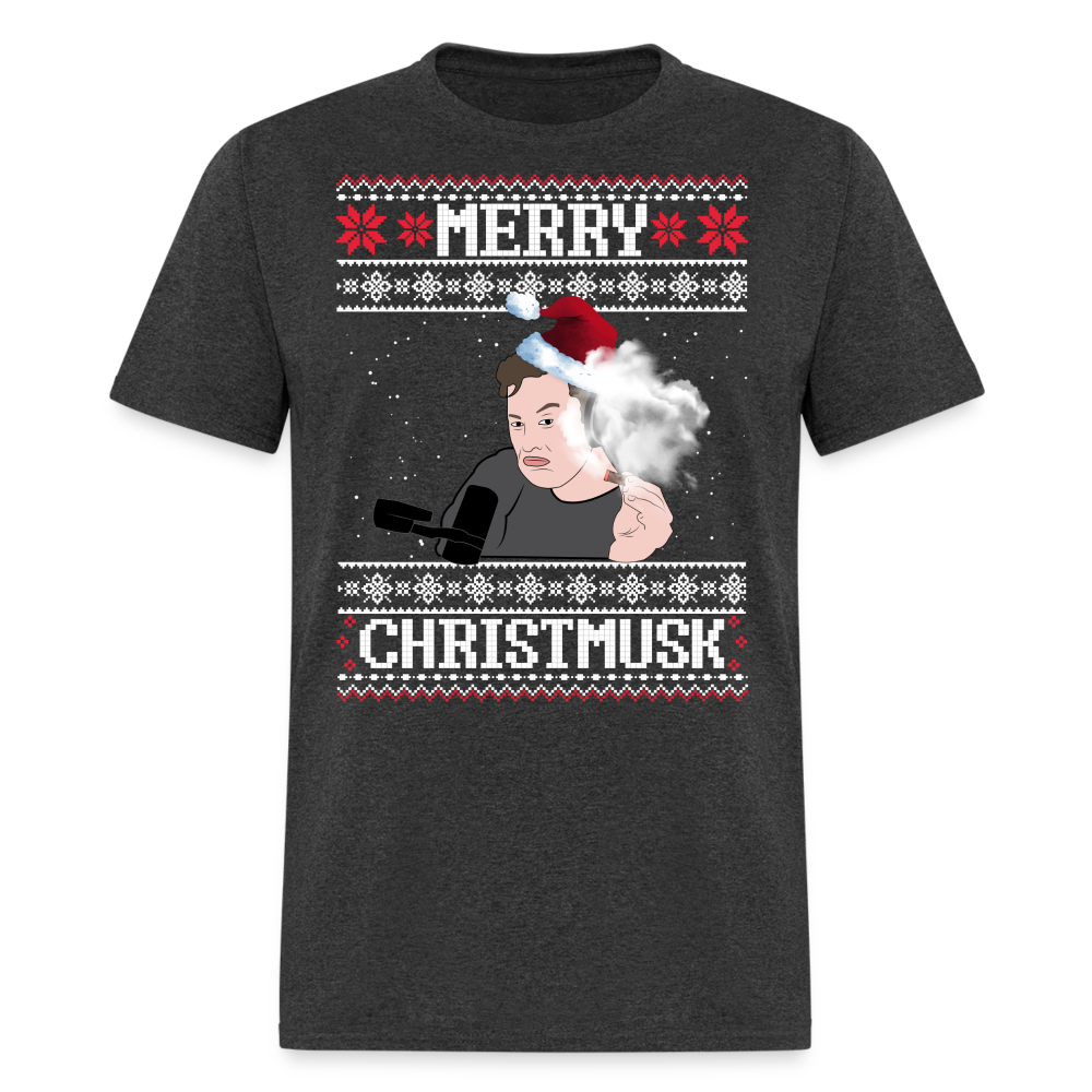 Elon Musk Merry Christmusk Classic T-Shirt - heather black