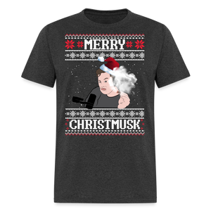 Elon Musk Merry Christmusk Classic T-Shirt - heather black