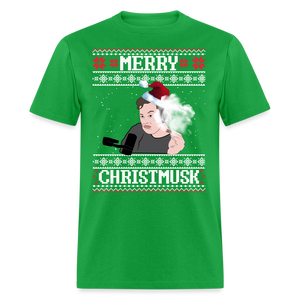 Elon Musk Merry Christmusk Classic T-Shirt - bright green