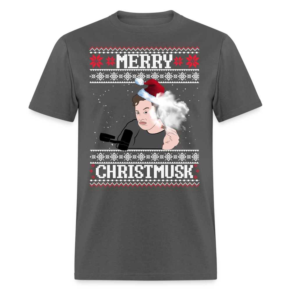 Elon Musk Merry Christmusk Classic T-Shirt - charcoal