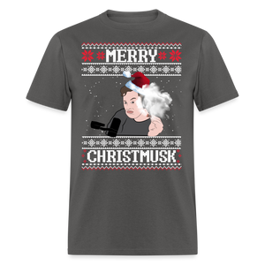 Elon Musk Merry Christmusk Classic T-Shirt - charcoal