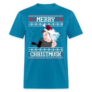 Elon Musk Merry Christmusk Classic T-Shirt - turquoise