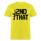 I 2nd That Classic T-Shirt - yellow