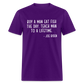 Joe Biden Quote Buy a Man Eat Fish Classic T-Shirt - purple