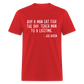 Joe Biden Quote Buy a Man Eat Fish Classic T-Shirt - red