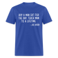 Joe Biden Quote Buy a Man Eat Fish Classic T-Shirt - royal blue