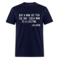 Joe Biden Quote Buy a Man Eat Fish Classic T-Shirt - navy