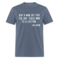 Joe Biden Quote Buy a Man Eat Fish Classic T-Shirt - denim