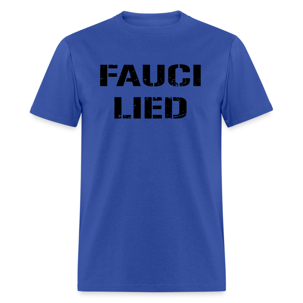 Fauci Lied Classic T-Shirt - royal blue