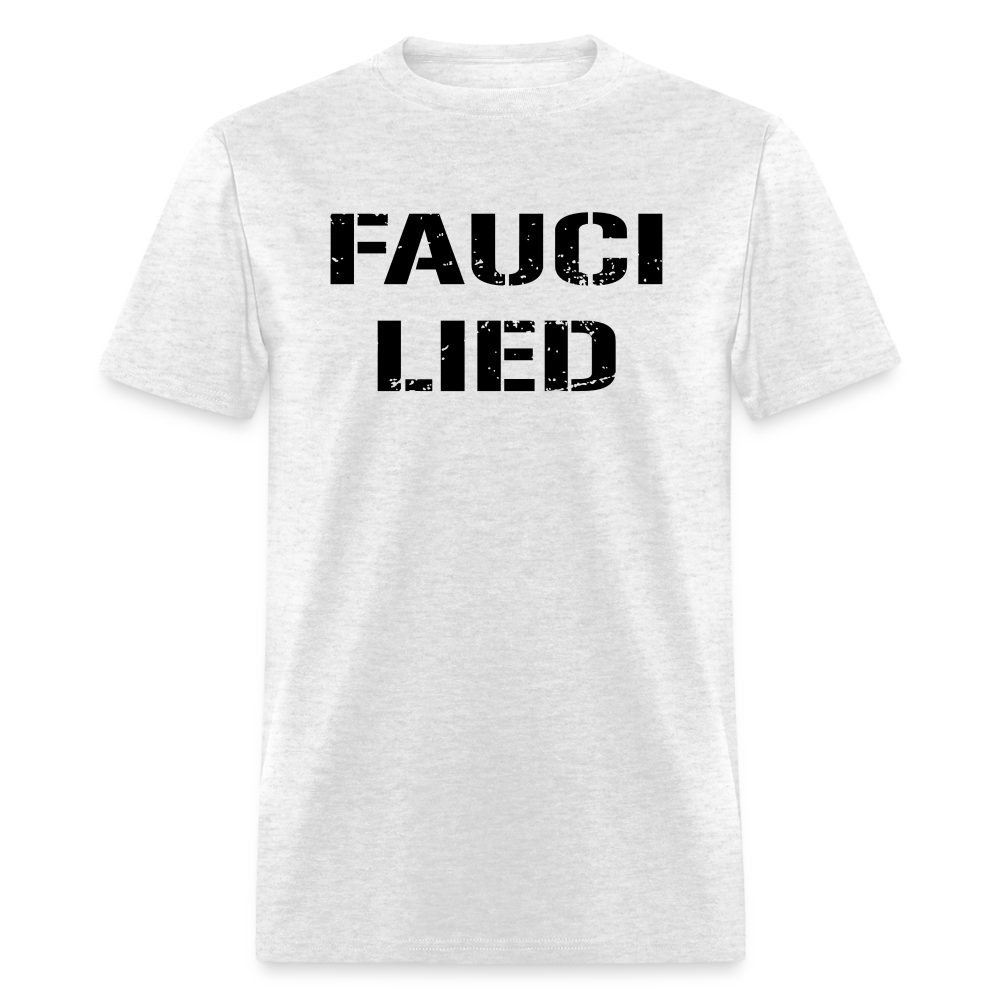 Fauci Lied Classic T-Shirt - light heather gray