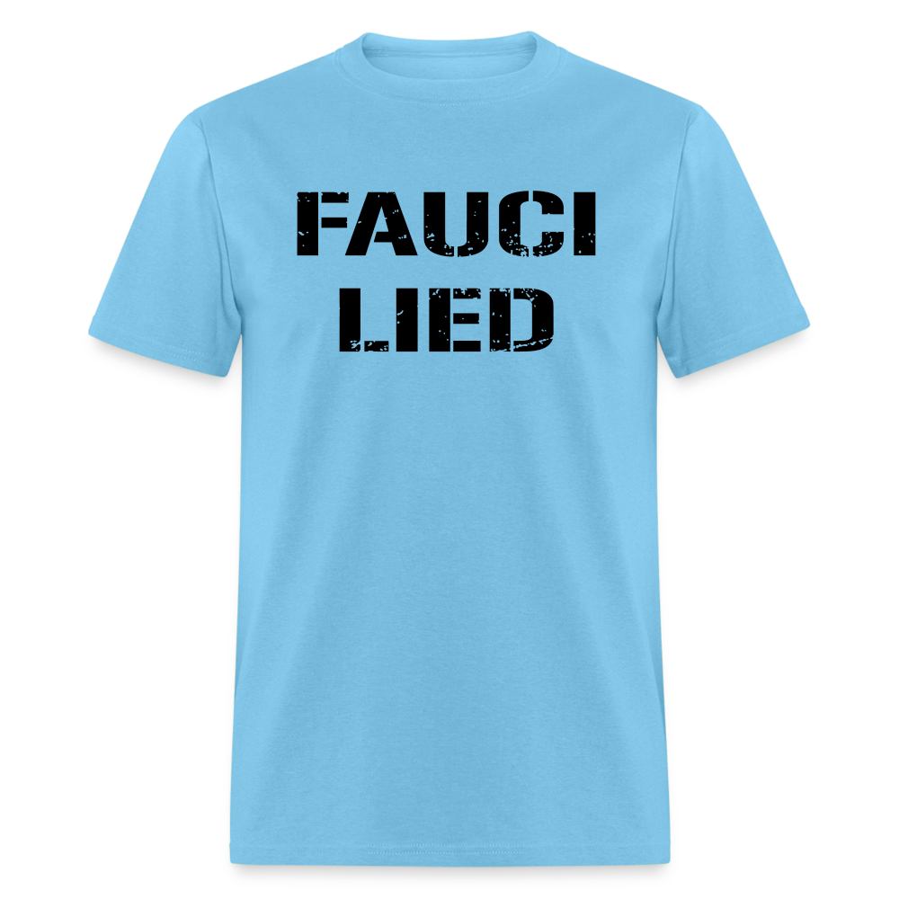 Fauci Lied Classic T-Shirt - aquatic blue