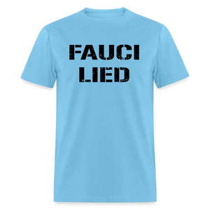 Fauci Lied Classic T-Shirt - aquatic blue