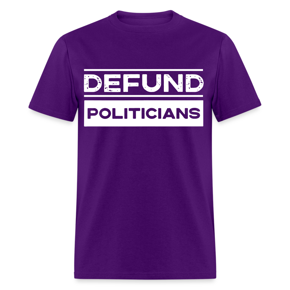 Defund Politicians Classic T-Shirt - purple