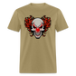 Evil Clown Skull Classic T-Shirt - khaki